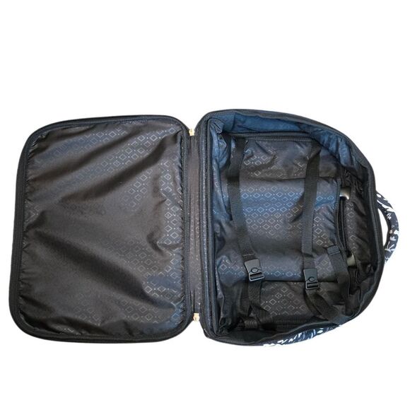 Vera Bradley Rolling Work Bag - Paisley Noir - Picture 7 of 12